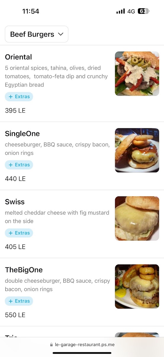 Menu Le Garage Gourmet Burger-2