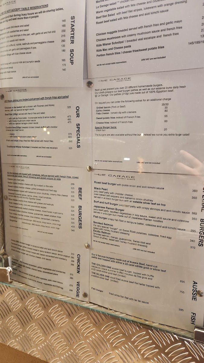 Menu Le Garage Gourmet Burger-5